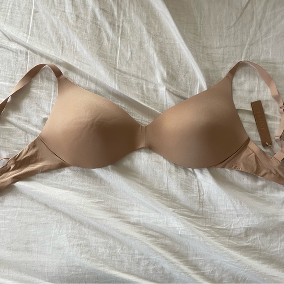 Skims WIRELESS FORM PUSH-UP PLUNGE BRA | CLAY - 34DD NWT - Picture 3 of 6